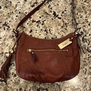 Lucky Brand Brown Leather Crossbody Bag